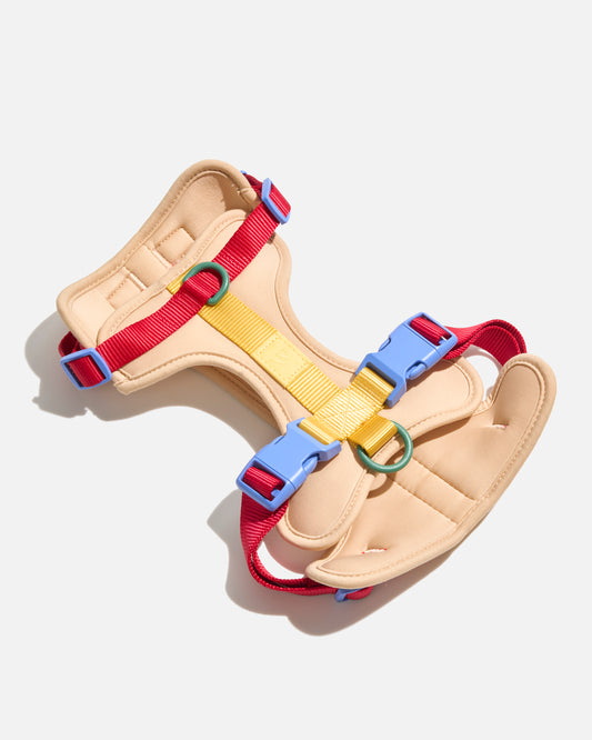 Cushioned Dog Harness – Retro